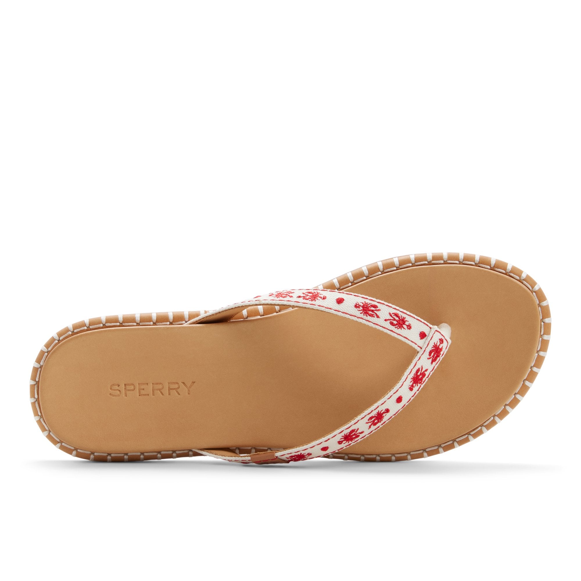 Isla Thong Embroider Sandal - Image 6