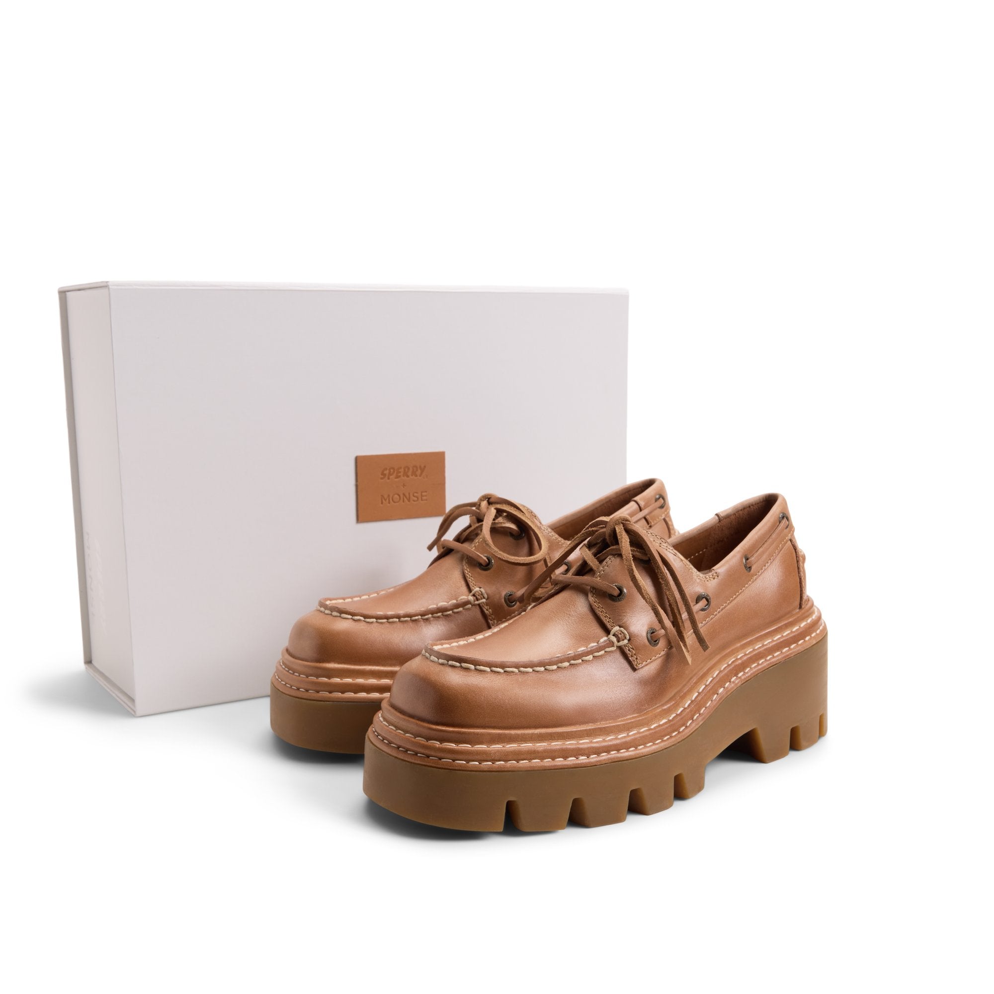 Sperry x MONSE Authentic Originalâ„¢ 2-Eye Lug Boat Shoe - Image 7